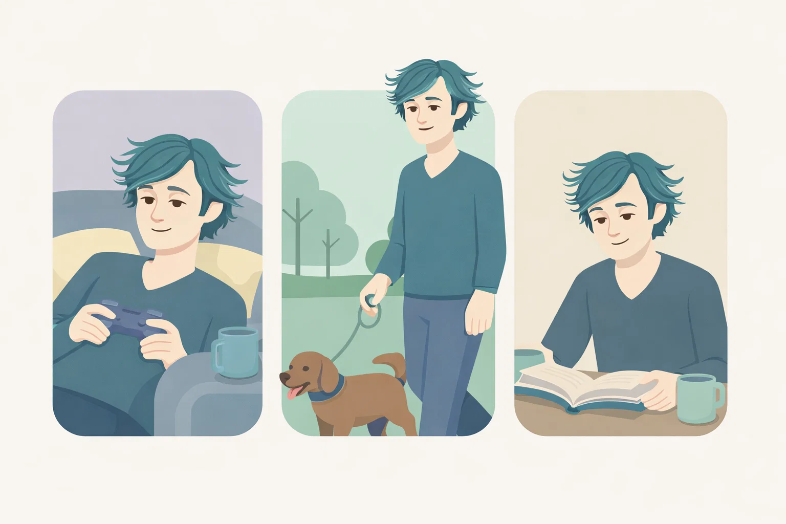 Illustration for What Jamie gets up to outside of work