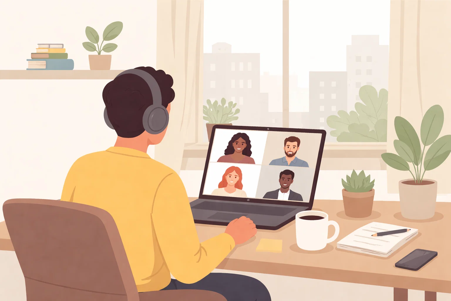 Illustration for Why remote meetings don't feel the same